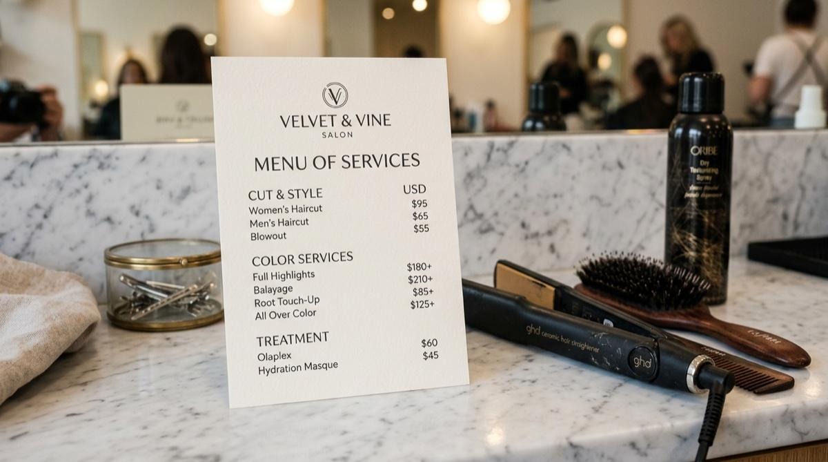 How to Price Your Salon Services Without Guessing